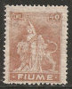 Fiume Allegorie E Vedute - 40c Nuovo* - Fiume & Kupa