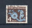 Tchécoslovaquie (taxe) - Yvert & Tellier N° 112 - Oblitéré - Postage Due