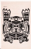 PACIFIC NORTHWEST COAST INDIAN MOTIF LIZZARD MASK CEREMONIAL MASK KWAKIUTL INDIANS - Other & Unclassified