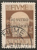 Fiume - Gov. Provvisorio - 5 Lire Usato - 1 Dente Arrotondato - Fiume & Kupa