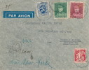 901/18 - Lettre PAR AVION TP Képi Et Cérès GENT 1936 Vers BUENOS AIRES - TARIF 15 F 75 - 1931-1934 Képi