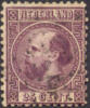 Netherlands #11 Used 25c King William III From 1867 - Oblitérés