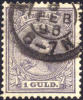 Netherlands #50 Used 1g Princess Wilhelmina From 1894 - Oblitérés