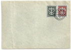 Brief  "Spende Kriegsgeschädigte"  (Stempel  MALANS)              1945 - Briefe U. Dokumente