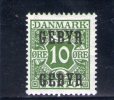 DANEMARK 1923 TAXE * - Segnatasse