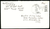 1991 USA Cover.  Feldpost, Fieldpost, Military. Army Postal Service APO 09789, 25.JAN.1991. Desert Shield. (Q10198) - Postal History