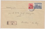1941 Bohemia & Moravia Registered Cover, Letter. Nice Postmark Chlumec Nad Cidlinou 18.II.41.  (D03021) - Storia Postale