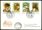 1984 Hungary Cover Sent To Netherlands. Budapest 1984.10.16. Mushrooms. (Zb17016) - Briefe U. Dokumente