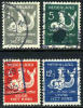 Netherlands B37-40 Used Semi-Postal Set From 1929 - Nuevos