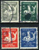 Netherlands B37-40 Used Semi-Postal Set From 1929 - Ongebruikt