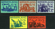 Netherlands B331-35 Mint Never Hinged Semi-Postal Set From 1959 - Ungebraucht