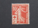 France - Semeuse Croix Rouge 10c+5c Rouge YT N° 147* (neuf Avec Charnière) - Unused Stamps