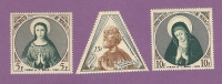 MONACO TIMBRE N° 437 A 439 NEUF SANS CHARNIERE VIERGE PIETA ET BIENHEUREUX RAINIER - Nuevos