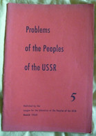 Problems Of The Peoples Of The USSR - Numéro 5 - Europe