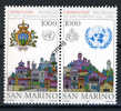 1992 - SAINT-MARIN - SAN MARINO - Sass. 1357/58 - O.N.U. - MNH - New Mint - - Ongebruikt