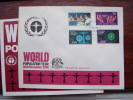 KUT 1974 WORLD POPULATION YEAR  FULL SET (4 Values) On FDC. - Kenya, Ouganda & Tanzanie