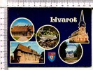LIVAROT  -  5 Vues  : Manoir De Bellou - Vue Aérienne, Les Ecoles, Manoir De Coupesarte - Le Château - L'Eglise - Livarot