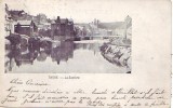 THUIN = La Sambre (écrite) 1905 + Verso Vignette - Thuin