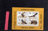 ISRAELE  1985 UCCELLI IN PALESTINA FOGLIETTO MNH  - ISRAEL BIRDS SOUVENIR SHEET - Hojas Y Bloques