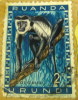 Ruanda Urundi 1959 Colobus Monkey 2f - Used - Usados