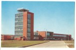 USA, Municipal Airport, Wichita, Kansas, Front View, Administration Building, 1950s Unused Postcard [P8308] - Wichita