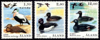 Aland #12, 16 & 21 Mint Never Hinged 3 Ducks From 1984-90 Set - Anatre