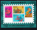 T)1974 BAHAMAS,CENTENARY OF UNIVERSAL POSTAL UNION,S/S,MNH.- - Bahama's (1973-...)