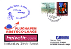 Erstflugpost - Helvetic - Zürich - Rostock - Fokker 100 - 06.05.2010  [dy76] - Premiers Vols