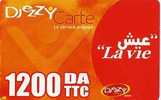 @+ Algerie - Djezzy - 1200DA - Argelia