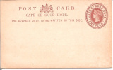 CAPE  OF  GOOD  HOPE  : POSTCARD  ENTIER / POSTW. STUK   : H&G  Nr. 2 ** - Capo Di Buona Speranza (1853-1904)