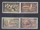 Tailandia 1981 * YT 696-72, Thai Cobra (Naja Kaouthia), Pit Viper (Akistrodon Rhodostoma), Banded Krait - Slangen