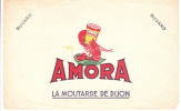 Buvard / AMORA/Moutarde/DIJON/vers 1940-1950                                          BUV10 - Alimentaire