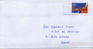 Luxembourg--2003--tp "Film Acier"  Seul Sur Lettre-- - Storia Postale