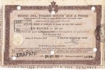 BUONO DEL TESORO NOVENNALE A PREMI DA LIRE 500 - Roma, 15 Novembre 1925 - Banco & Caja De Ahorros