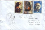 Romania-Envelope Circulated 2008- Malay Bear(bat And Polar Fox) - Orsi