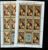 501/505 **  Feuillets De 8  Luxe  Paques 1972  Religieux - Unused Stamps