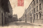 63 THIERS - Le Lycée Et La Rue De La Gare - Thiers