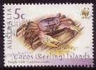 2000 - Cocos (keeling) Islands Wwf Crabs 5c PURPLE CRAB Stamp FU - Islas Cocos (Keeling)