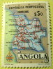 Angola 1955 Map Of Angola 50c - MNH - Angola