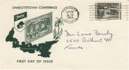 1964 Canada Cachet FDC Charlottetown Conference - 1961-1970