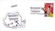 WOMEN EUROPEAN HANDBALL CHAMPIONSHIP, 2000, SPECIAL COVER, OBLITERATION CONCORDANTE, ROMANIA - Balonmano