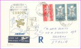 2506 1962 TURCHIA Cover Air Mail Stamps Nato - Covers & Documents