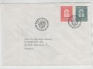 Norway FDC UN 25th Anniversary UN Peace And Progress 15-9-1970 Sent To Denmark - FDC