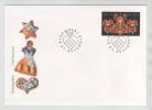 Norway FDC 21-11-1996 Christmas Stamps In Pair From Booklet With Cachet - FDC