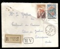 CHATEAU JOUX YT 1441 SAINT FLOUR YT 1392 - 9 Juin 1965 - COURSAN AUDE - Brieven En Documenten