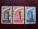 LUXEMBOURG - N° 514/516 - YT - 1956 - EUROPA  - Obl - ( Réf: Al Ro ) - Gebruikt