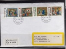 VATICANO LETTERA RACCOMANDATA 15  - 3- 1996 RITORNO MARCO POLO DALLA CINA FDC GUARDARE LA SCANSIONE, GRAZIE - Covers & Documents