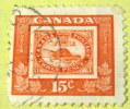 Canada 1951 Centenary Of 1st Postage Stamp 15c - Used - Gebruikt