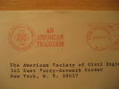 USA New Brunswick 1970 Cancel Cover American Football Cup Soccer Futbol Americano Super Bowl - Fußball-Amerikameisterschaft