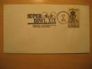 USA San Jose 1985 XIX Cancel Cover American Football Cup Soccer Futbol Americano Super Bowl - Coppa America